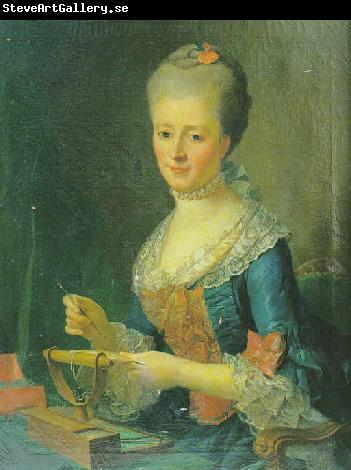 johann melchior wyrsch Portrait of Madame Marie Joseph Francoise Hursule de Boquet de Courbouson